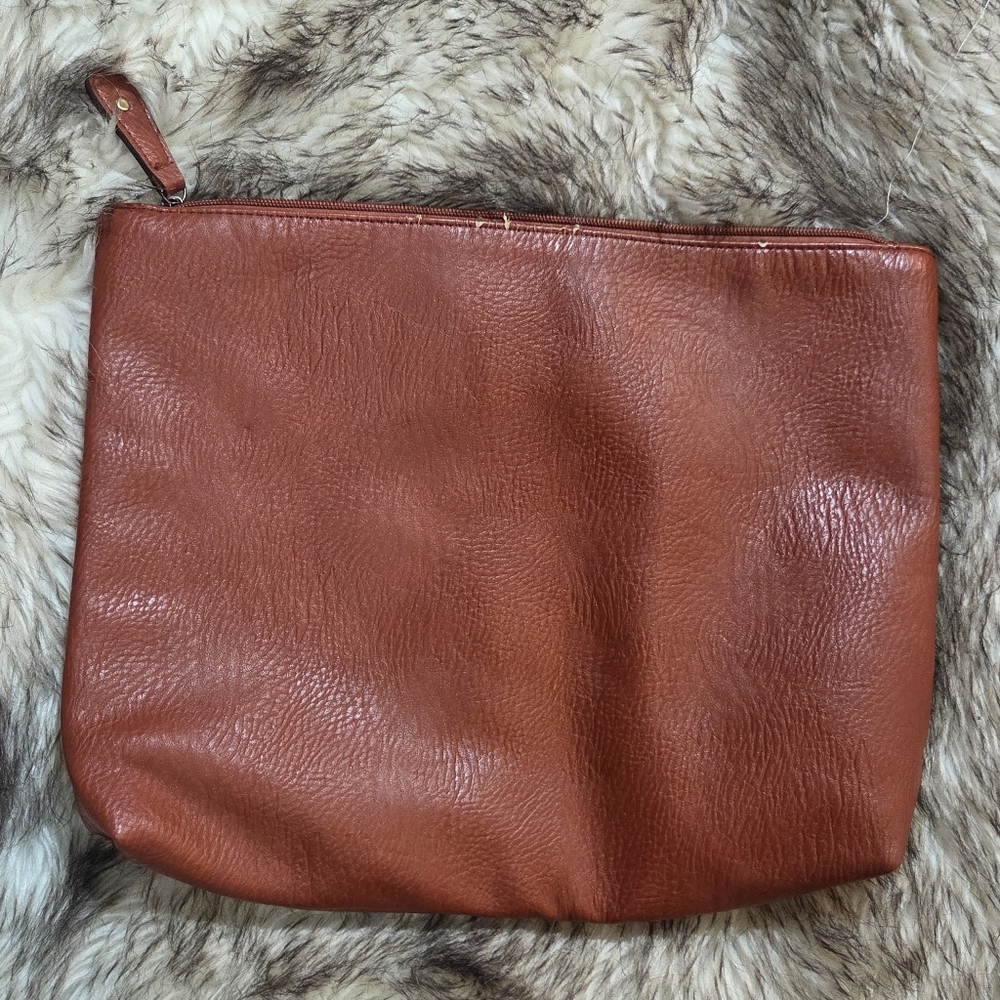Free People Brown Leather Laptop Bag